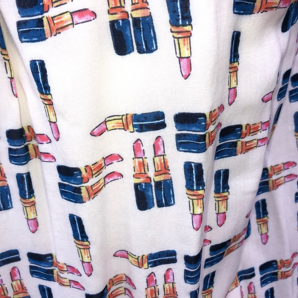 Anthropologie Maeve Tesni swing lipstick top! - Picture 6 of 8